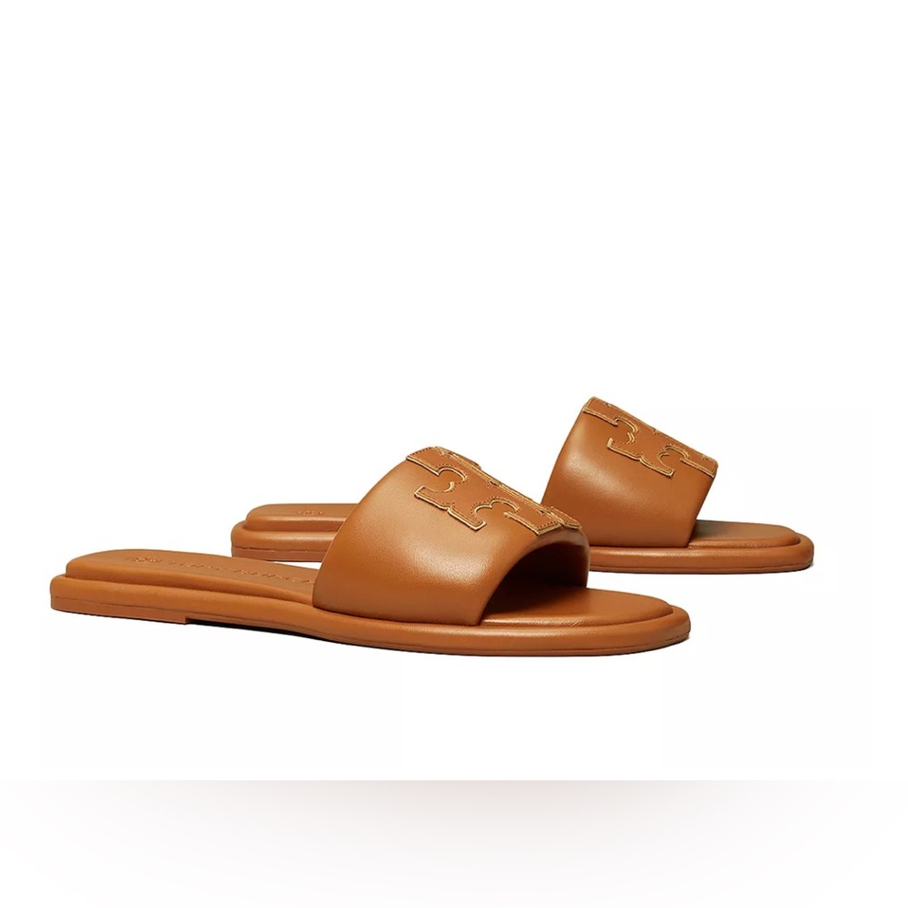 Tory Burch Double T Sport Slide Sandals
